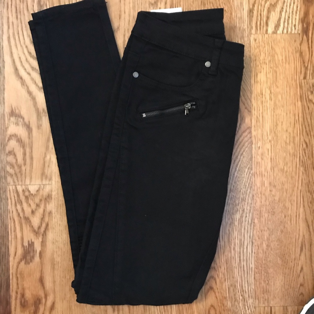 Last 1! šBlack Moto Jeans - Picture 4 of 5